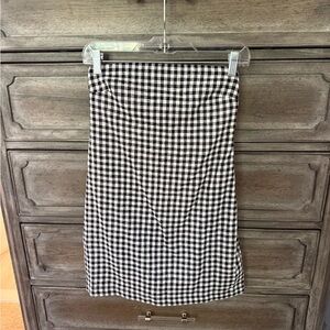 Black & White Gingham Romper